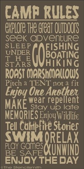 Camp Rules