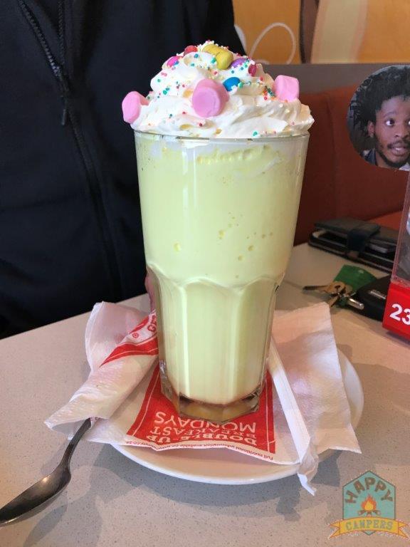 Hmmm Wimpy milkshake!!