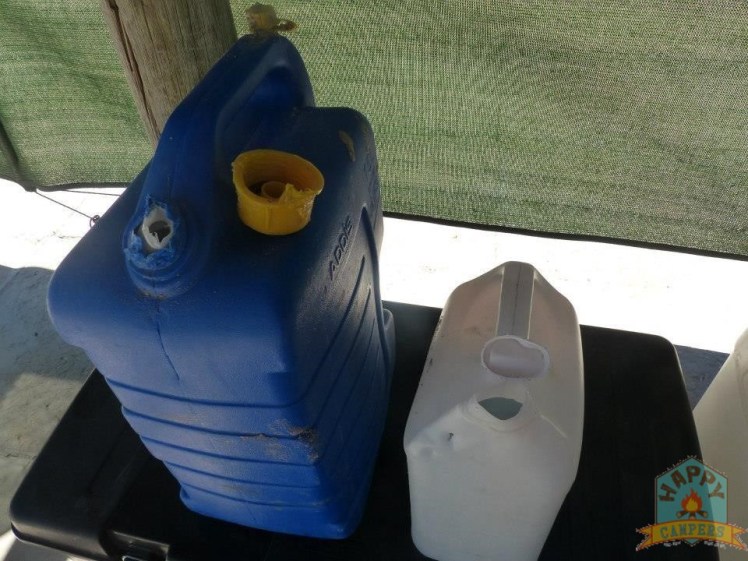 Spotted hyena 1 - Water can 0 (Taken in Mabua region)